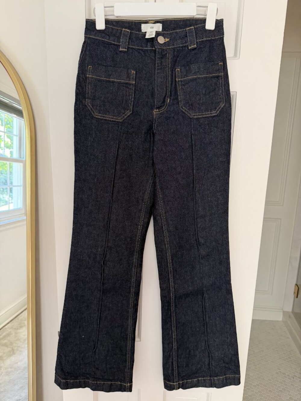 H&M Front Patch Pocket Jeans Sz 4
